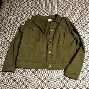 LuLaRoe Harvey army green jacket